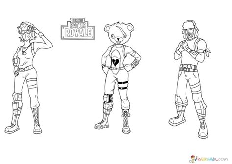 Coloriage Fortnite – 70 pages à colorier à imprimer。